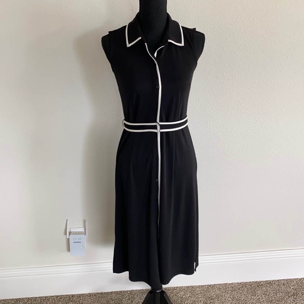 Black and White Talbots Dress